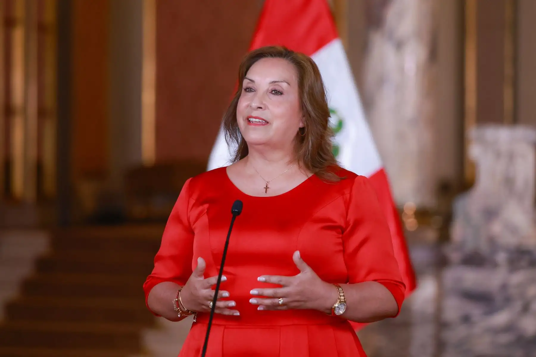 Presidenta de la República, Dina Boluarte envía mensaje a los padres del país.
Foto: ANDINA/Prensa Presidencia