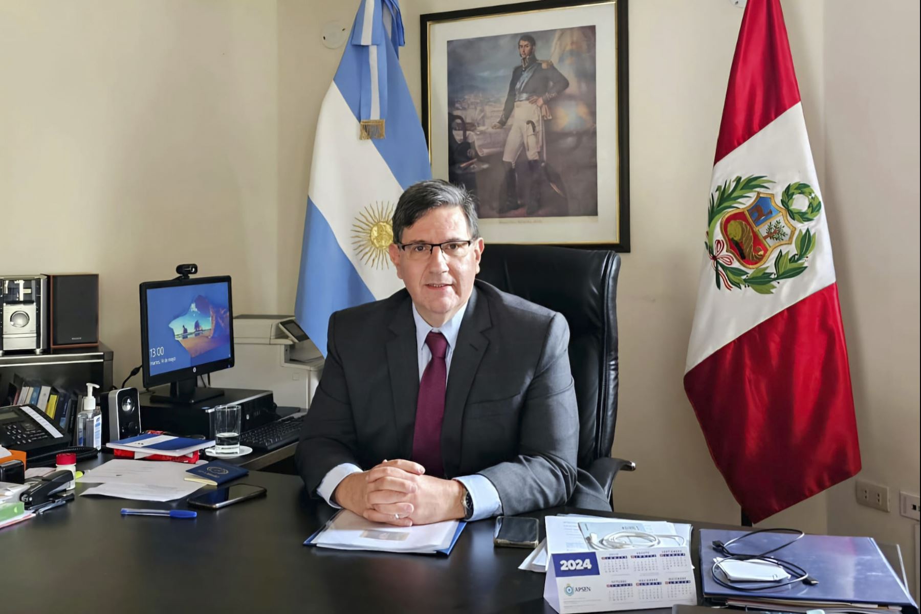 Embajador de Argentina en Lima, Samuel Ortiz Basualdo  ANDINA/Difusión