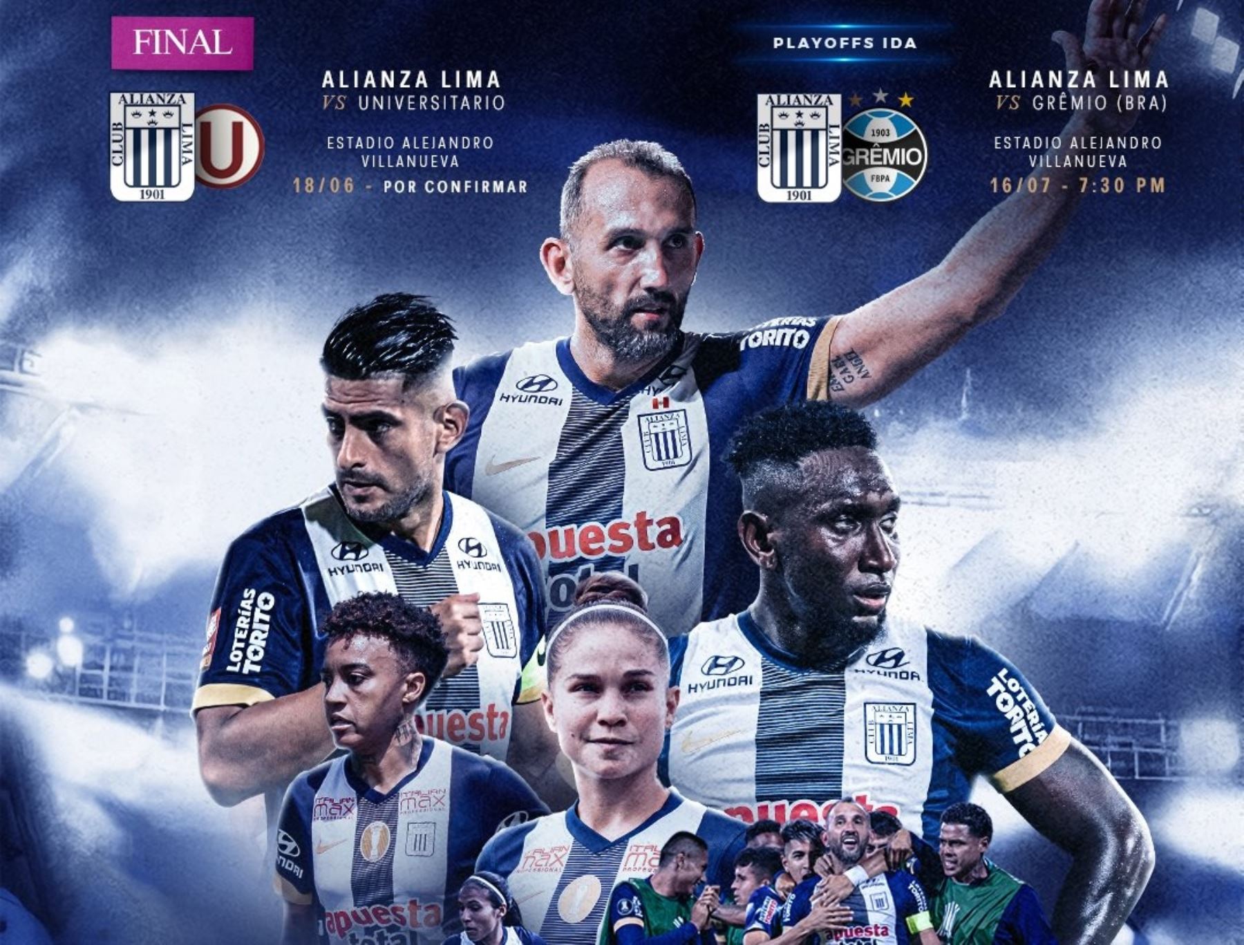Alianza Lima alista su partido ante el Gremio