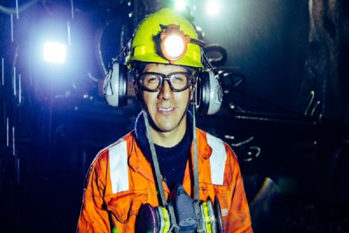 Trabajador minero. Cortesía