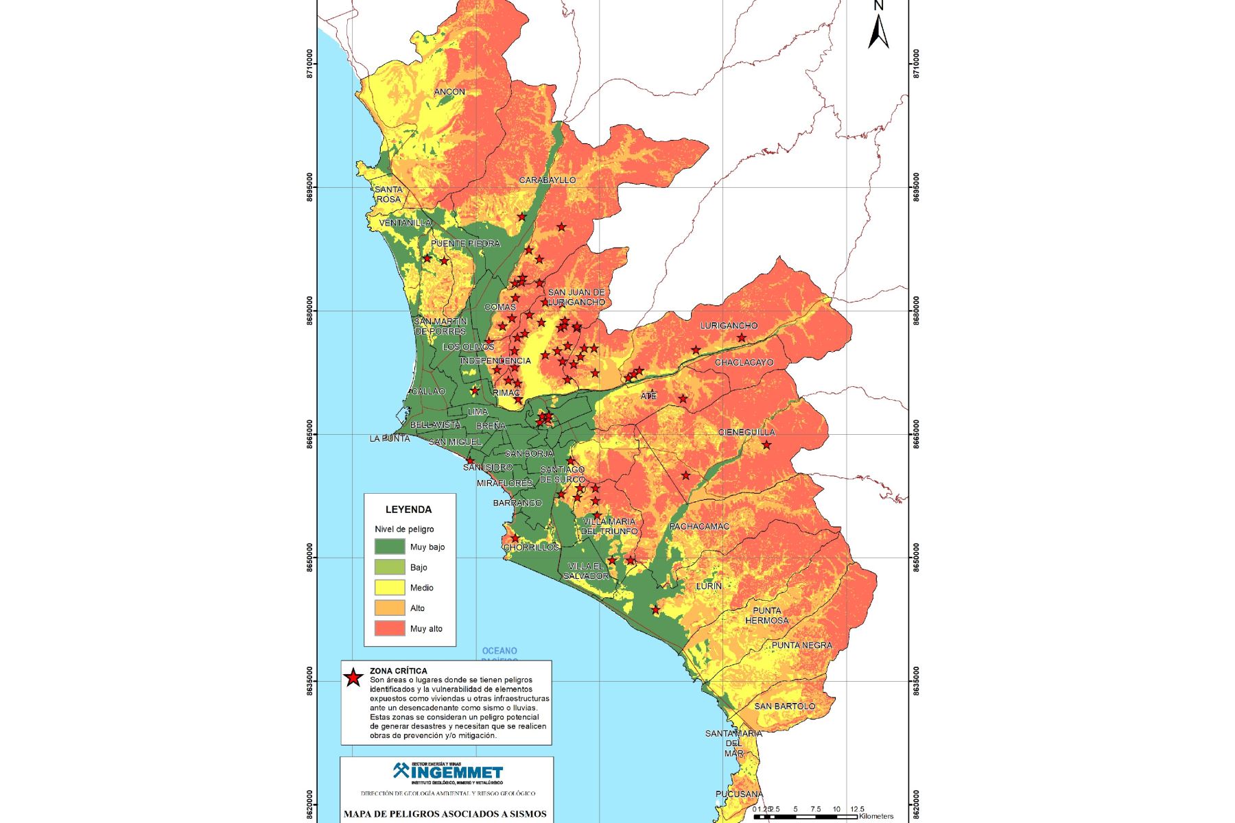 Los sismos son detonantes de los peligros geológicos y zonas críticas, advierte el Ingemmet. Foto: Ingemmet