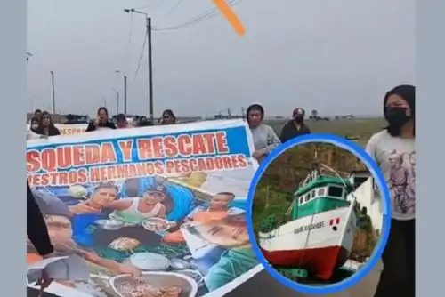 Familiares realizaron vigilia y hoy bloqueron la Panamericana Norte para llamar la atención de las autoridaddes.