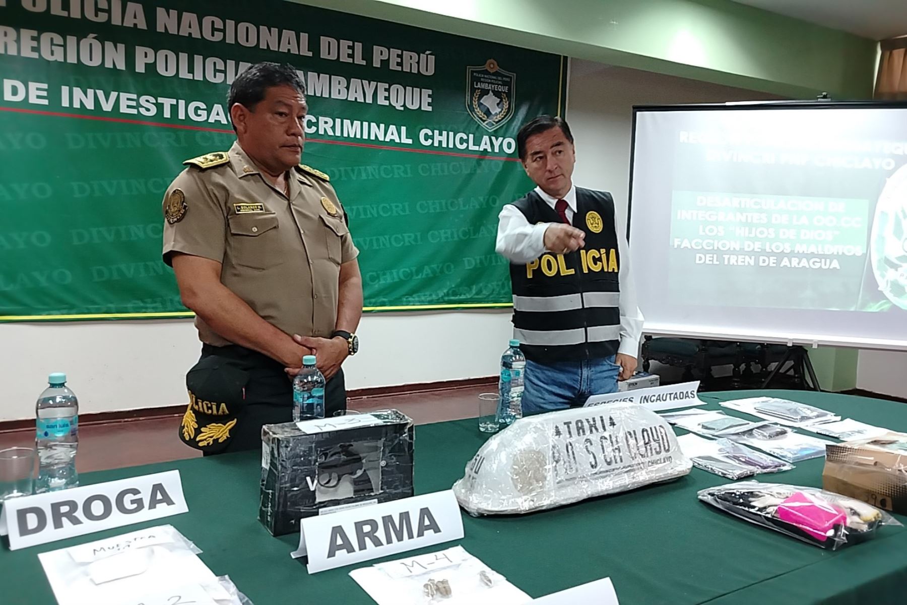 La Policía Nacional detuvo a siete integrantes de la organización criminal Los Malditos del Tren de Aragua. Foto: Cortesía Silvia Depaz