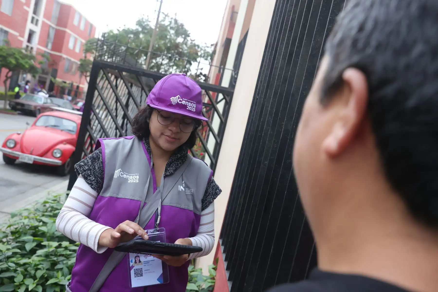 INEI realiza pruebas de campo con uso de tabletas electrónicas y nuevo cuestionario en visita casa por casa. Foto: ANDINA/ Melina Mejía