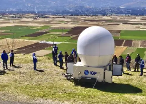 El radar meteorológico SOPHy, ubicado en la provincia de Huancayo y desarrollado por el IGP permite monitorear lluvias en amplias áreas del territorio nacional. ANDINA/Difusión