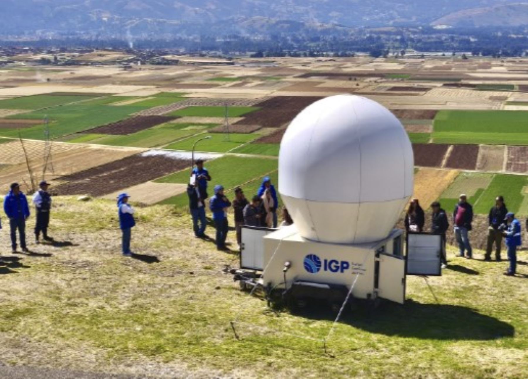El radar meteorológico SOPHy, ubicado en la provincia de Huancayo y desarrollado por el IGP permite monitorear lluvias en amplias áreas del territorio nacional. ANDINA/Difusión