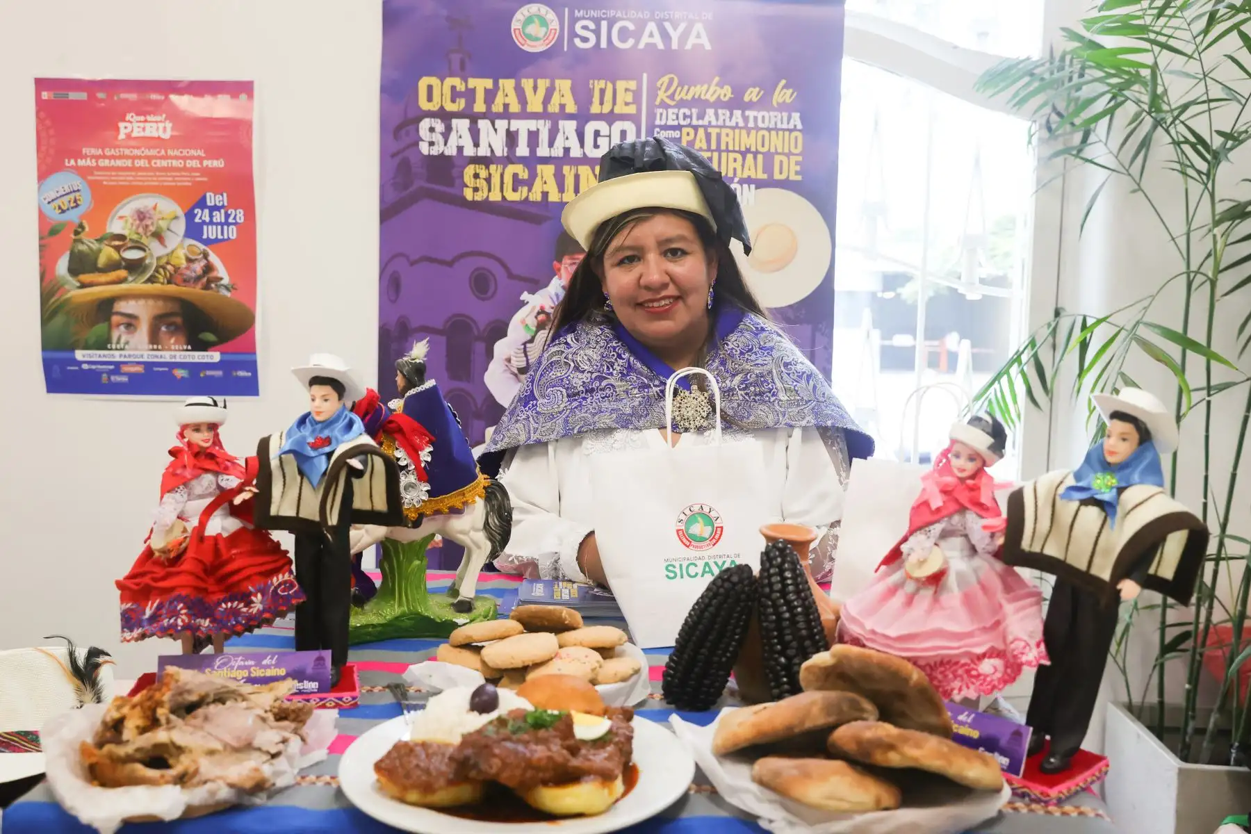 Presentación del evento gastronómico ¡Qué rico Perú! que se realizará del 24 al 28 de julio en el parque zonal Coto Coto de la región Junín. Foto: ANDINA/Melina Mejía