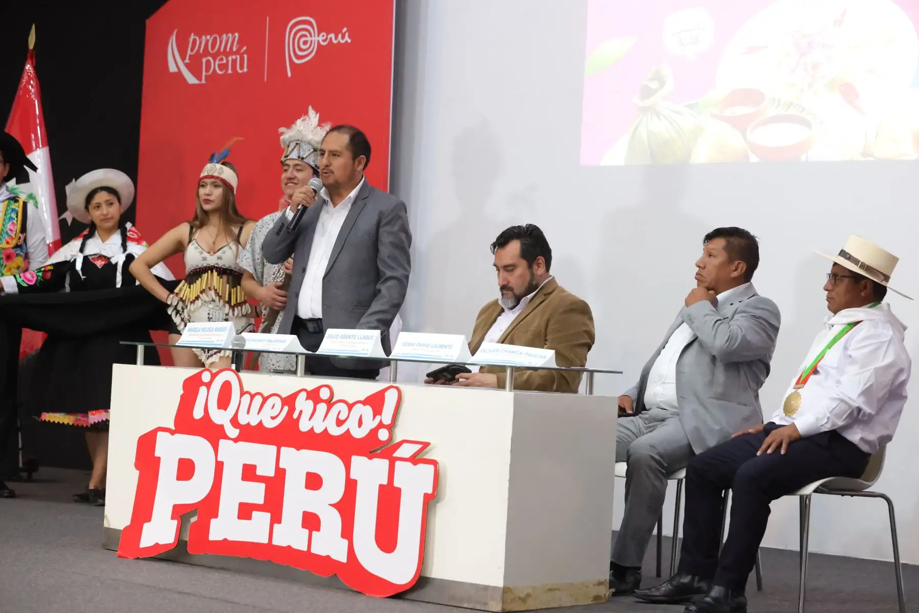 Presentación del evento gastronómico ¡Qué rico Perú! que se realizará del 24 al 28 de julio en el parque zonal Coto Coto de la región Junín. Foto: ANDINA/Melina Mejía