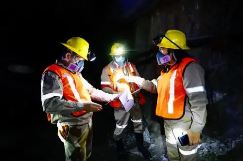 Trabajadores mineros. Cortesía Minem