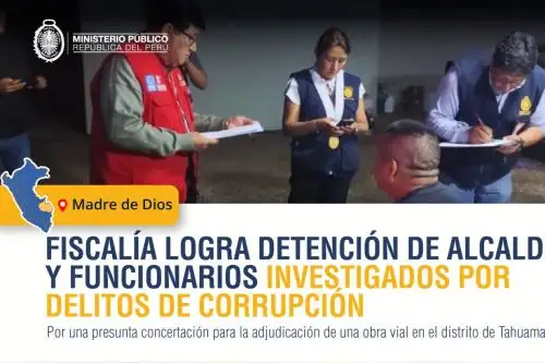 Además de la detención preliminar judicial del alcalde distrital de Tahuamanu, Rony Segovia Arrascue, se allanó su vivienda. Foto: MP