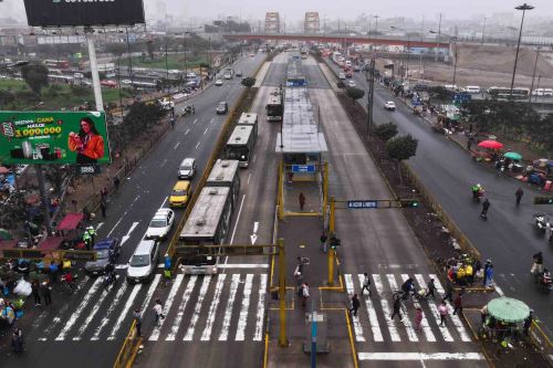 Las cámaras se instalarán de forma aleatoria en las unidades de transporte, señaló titular de ATU. Foto: ANDINA/Braian Reyna