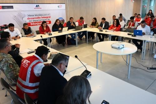 Gobierno y autoridades de Moquegua priorizan 54 proyectos para el desarrollo de la región