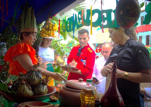 Del viernes 20 al martes 23 de junio el distrito de La Banda de Shilcayo, ubicado en la provincia y región San Martín, celebrará el II Festival del Juane Amazónico "Sabor Bandino 2025". ANDINA/Difusión