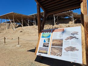 El complejo arqueológico Huaca Ventarrón, ubicado en el distrito lambayecano de Pomalca, atesora una historia milenaria que podría revolucionar narrativa prehispánica, afirmó su descubridor Ignacio Alva quien agregó que solo el 5 % de este sitio ha sido excavado y estudiado. ANDINA/Difusión