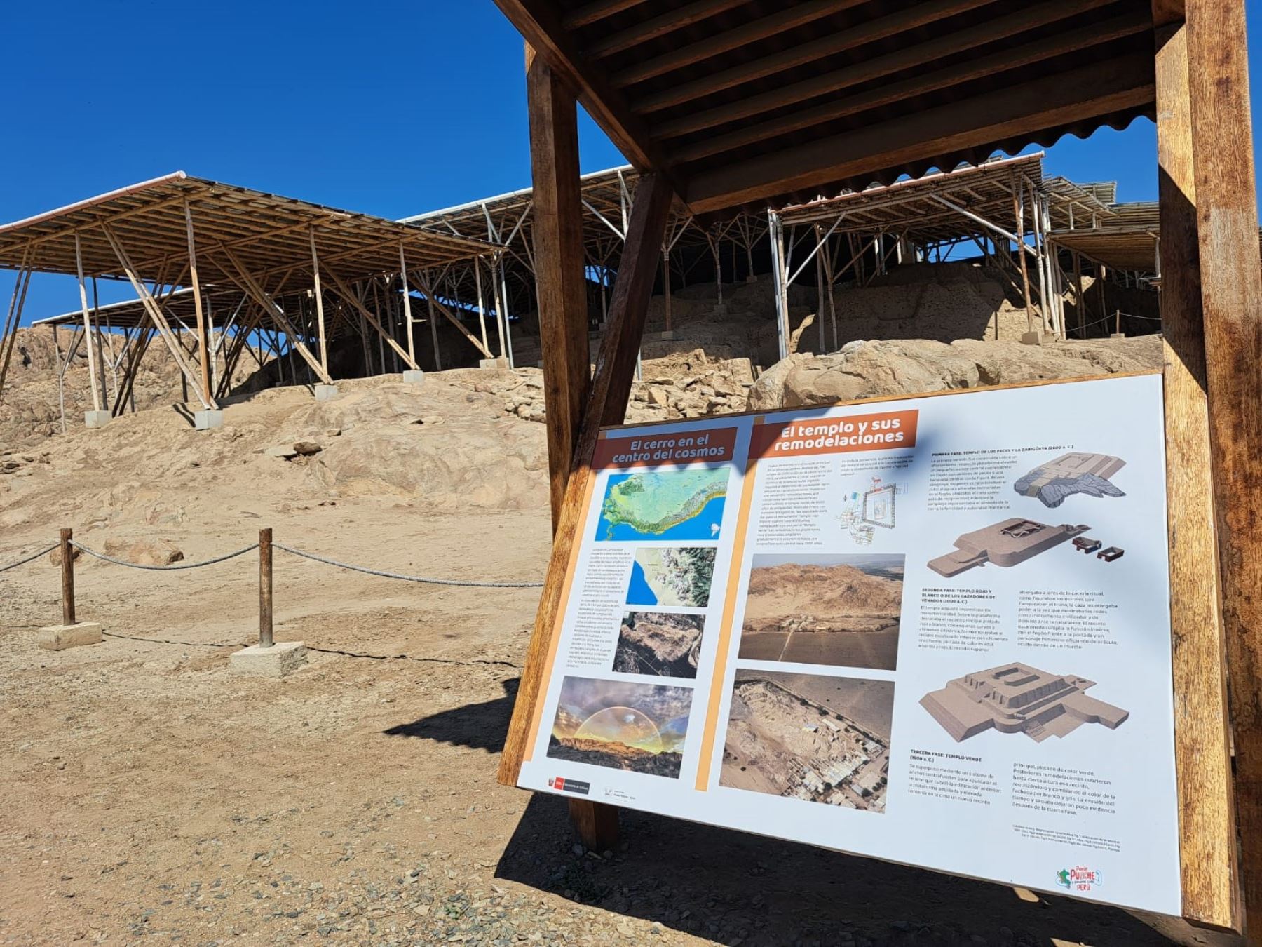 El complejo arqueológico Huaca Ventarrón, ubicado en el distrito lambayecano de Pomalca, atesora una historia milenaria que podría revolucionar narrativa prehispánica, afirmó su descubridor Ignacio Alva quien agregó que solo el 5 % de este sitio ha sido excavado y estudiado. ANDINA/Difusión