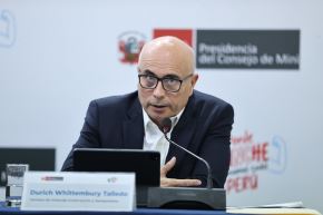 Ministro de Vivienda, Construcción y Saneamiento,  Durich Whittembury. ANDINA/Difusión