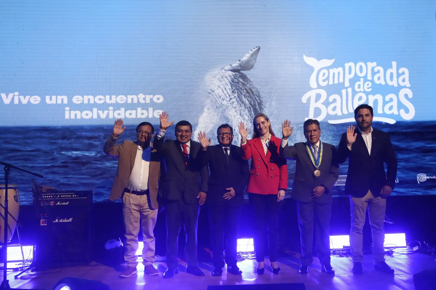 PROMPERÚ anuncia oficialmente la campaña de promoción de Avistamiento de Ballenas 2025 en las regiones de Piura y Tumbes.  Participan en la reunión, María Del Sol Velásquez García
Directora de Promoción de Turismo de PROMPERÚ;
Manuel Helmer Garrido Castro, Alcalde del Distrito de los Órganos; Javier Pazo Eche, alcalde de Canoas de Punta Sal-
Jaime Yacila Boulangger. Alcalde de Contralmirante Villar Zorritos y Leonardo Rosas, Dircetur Piura 
Foto: ANDINA/ Eddy Ramos