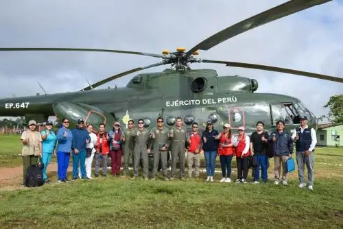 La primera comunidad atendida es Unión Miraflores Capirona, ubicada en el distrito de Sepahua, provincia de Atalaya.