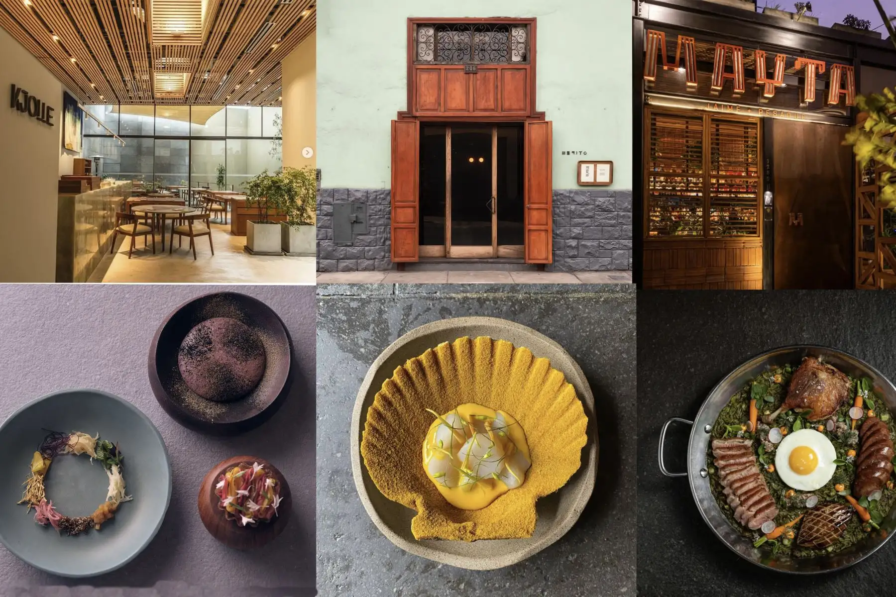 Estos son los 3 restaurantes peruanos que acompañan a Maido en la lista de los mejores del mundo: puesto 9 Kjolle, puesto 26 Mérito y puesto 39 Mayta