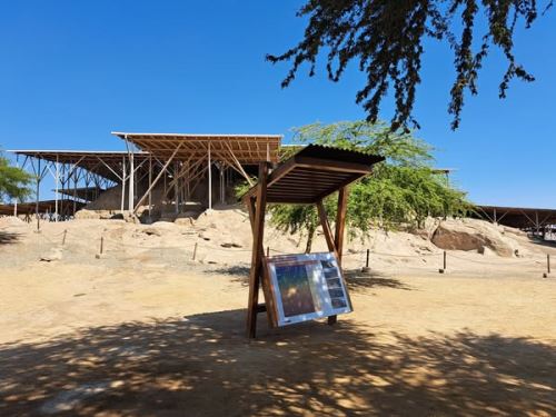 El complejo arqueológico Huaca Ventarrón, ubicado en el distrito lambayecano de Pomalca, atesora una historia milenaria que podría revolucionar narrativa prehispánica, afirmó su descubridor Ignacio Alva quien agregó que solo el 5 % de este sitio ha sido excavado y estudiado. ANDINA/Difusión