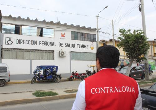 La Contraloría General de la República reveló que la Dirección Regional de Salud de Tumbes efectuó pagos por reconocimiento a personal que no cumplía requisitos para recibir beneficios. ANDINA/Difusión