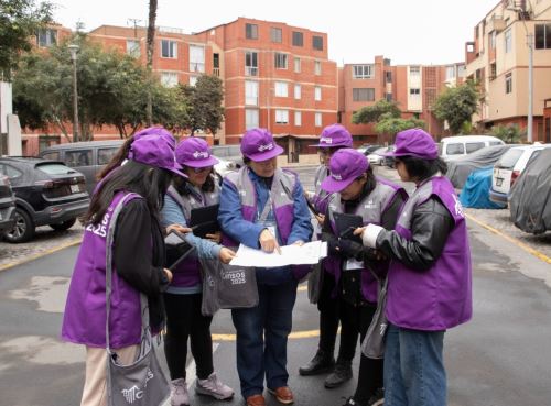 En Arequipa más de 1,500 personas participarán como censistas durante los Censos Nacionales 2025 recorriendo las ocho provincias de esta región. ANDINA/Difusión