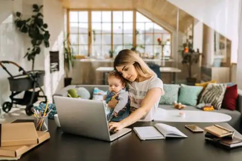 Trabajo desde casa. Foto: ANDINA/Difusión