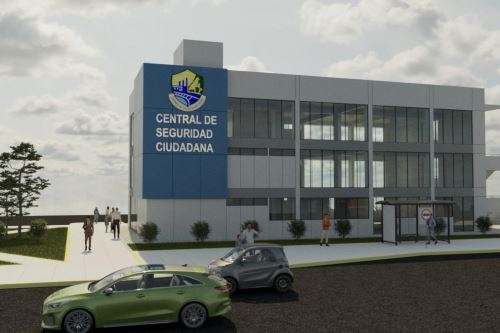 Este es el diseño del moderno Centro de Monitoreo y Operaciones de Seguridad Ciudadana que será construido en el distrito chalaco de Carmen de la Legua-Reynoso, para facilitar la lucha contra la delincuencia. Foto Difusión
