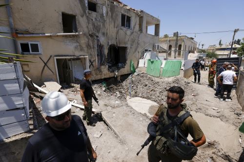 Daños causados por un misil iraní en Israel (imagen referencial). Foto: AFP