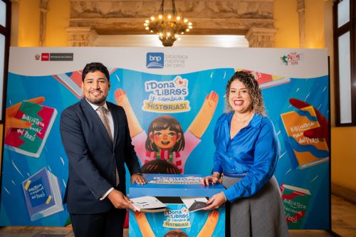 Biblioteca Nacional del Perú lanza campaña “Dona libros y cambia historias”.