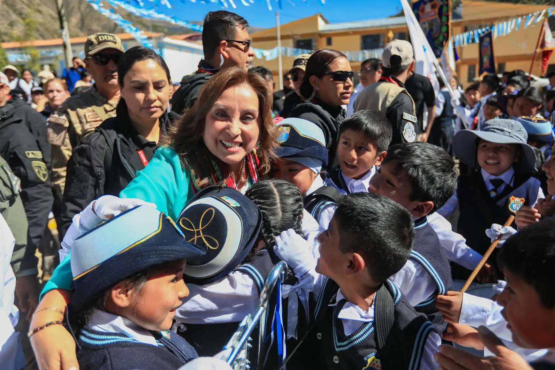 Presidenta Dina Boluarte, participa en la ceremonia conmemorativa por el Bicentenario de la provincia de Aymaraes, en la región Apurímac.
Foto: ANDINA/Prensa Presidencia