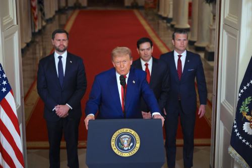 Presidente Donald Trump brinda un mensaje a la nación tras el anuncio del bombardeo de instalaciones nucleares de Estados Unidos en Irán