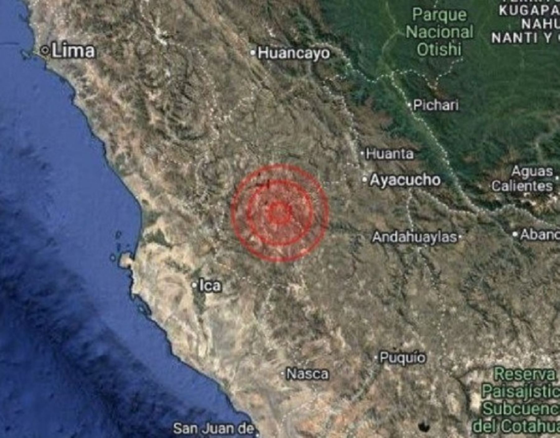Huancavelica fue remecida en las primeras horas de hoy lunes 23 de junio por un sismo de magnitud 4.2, informó el IGP.