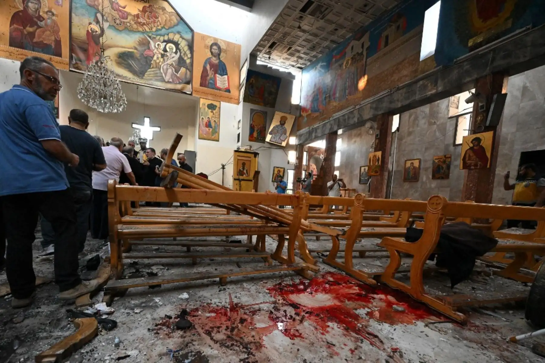 Las Naciones Unidas y varios países, condenaron este ataque, el primero de este tipo en la capital siria desde que las fuerzas dirigidas por islamistas radicales derrocaron al entonces presidente Bashar al Asad el 8 diciembre de 2024. Foto: AFP