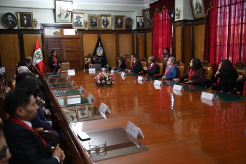 La presidenta del Poder Judicial, Janet Tello Gilardi, cumplió actividades oficiales en la región Cusco. Foto: PODER JUDICIAL/Difusión.