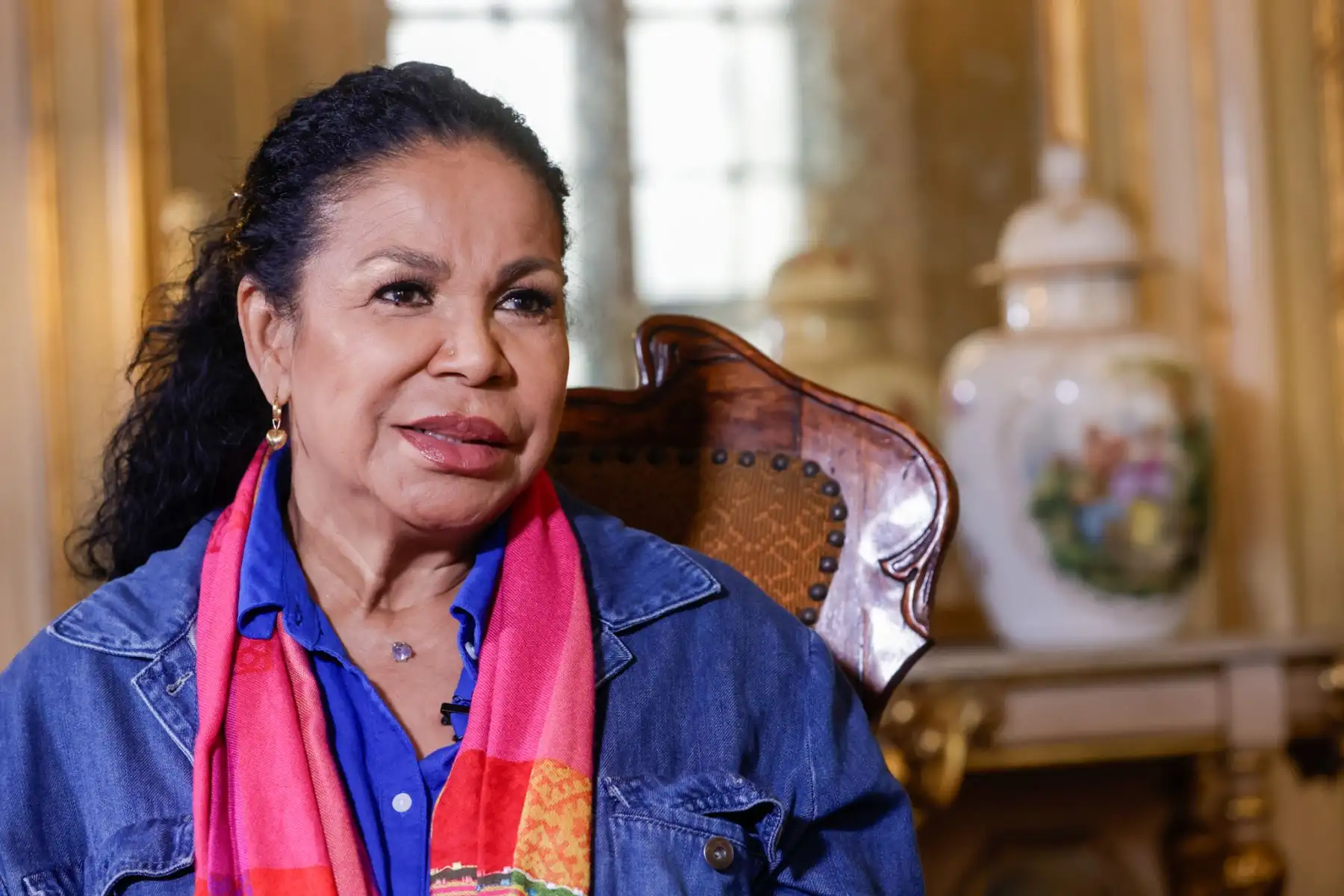 Entrevista a la cantante peruana Eva Ayllón. Foto: ANDINA/Luis Iparraguirre