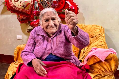 Pensión 65: conoce a la usuaria más longeva de Lima y Callao con 109 años de edad. Foto: ANDINA/Difusión.