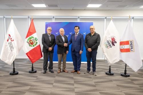 Presidente del IPD, Federico Tong, recibió en la Videna a las autoridades de la Organización Deportiva Bolivariana (Odebo)