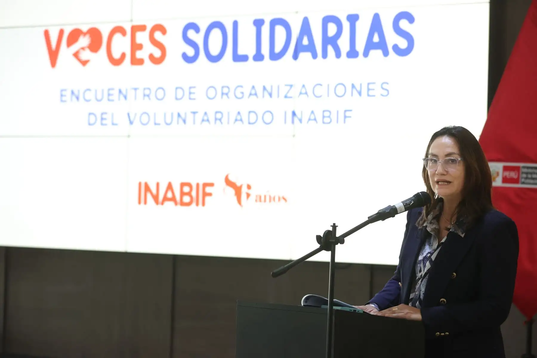 Evento "Voces Solidarias" reúne diversas organizaciones solidarias para compartir experiencias, aprendizajes y reflexiones sobre el impacto transformador del voluntariado en la vida de niñas, niños y adolescentes atendidos por el MIMP, a través del Inabif. Foto: ANDINA/Melina Mejía