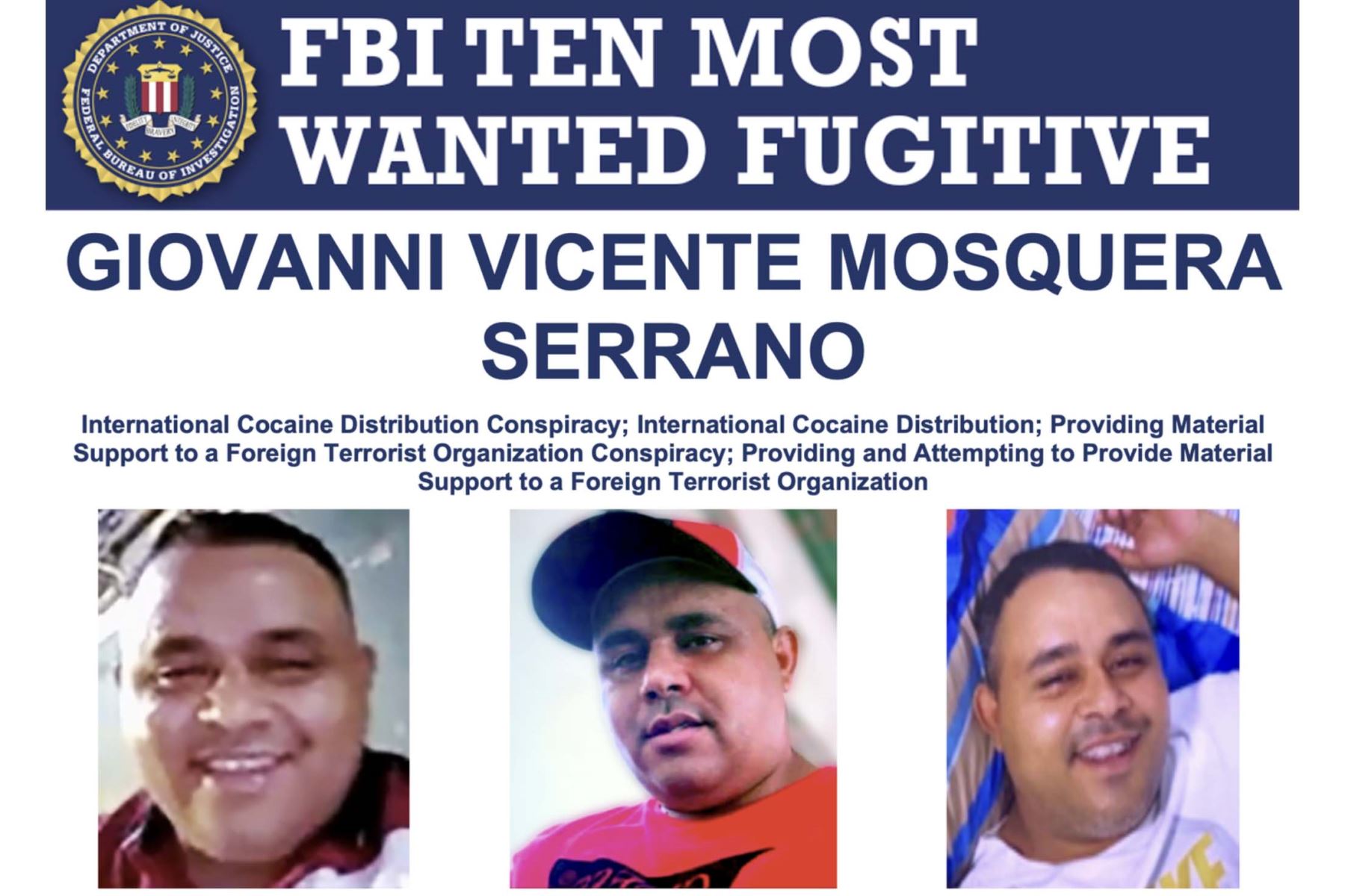 El Viejo, venezolano de 37 años, es un miembro importante del grupo que "ha supervisado actividades de narcotráfico y asesinatos". Foto: Captura TV