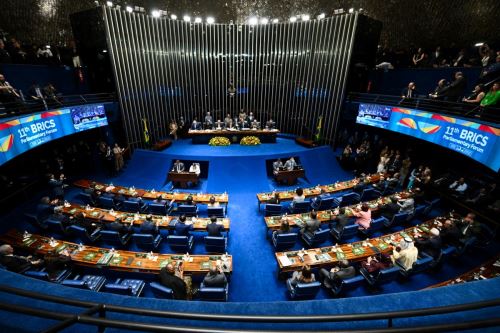 Los BRICS declararon estar comprometidos con el fomento de la diplomacia como "único camino sustentable para una estabilidad duradera". Foto: AFP