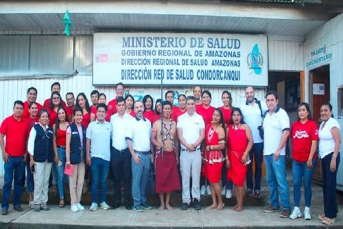 Equipo de la OPS acudió al centro poblado Ciro Alegría, en la provincia de Condorcanqui, para conocer las actividades que se ejecutan a través de la brigada móvil amazónica.