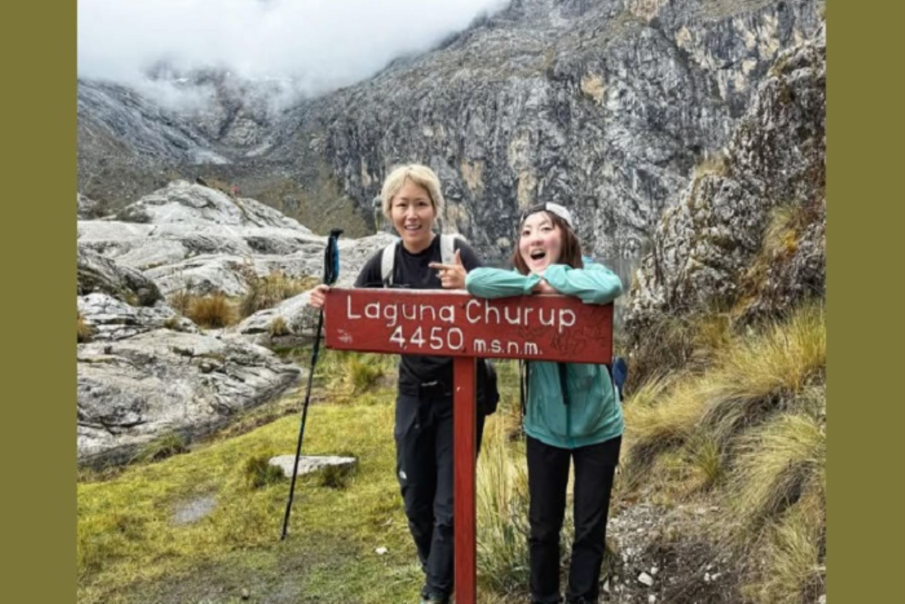 Las turistas japonesas ascendieron al nevado sin acompañamiento de guías, lo que incrementó el riesgo al que estuvieron expuestas. Foto: Internet/Medios