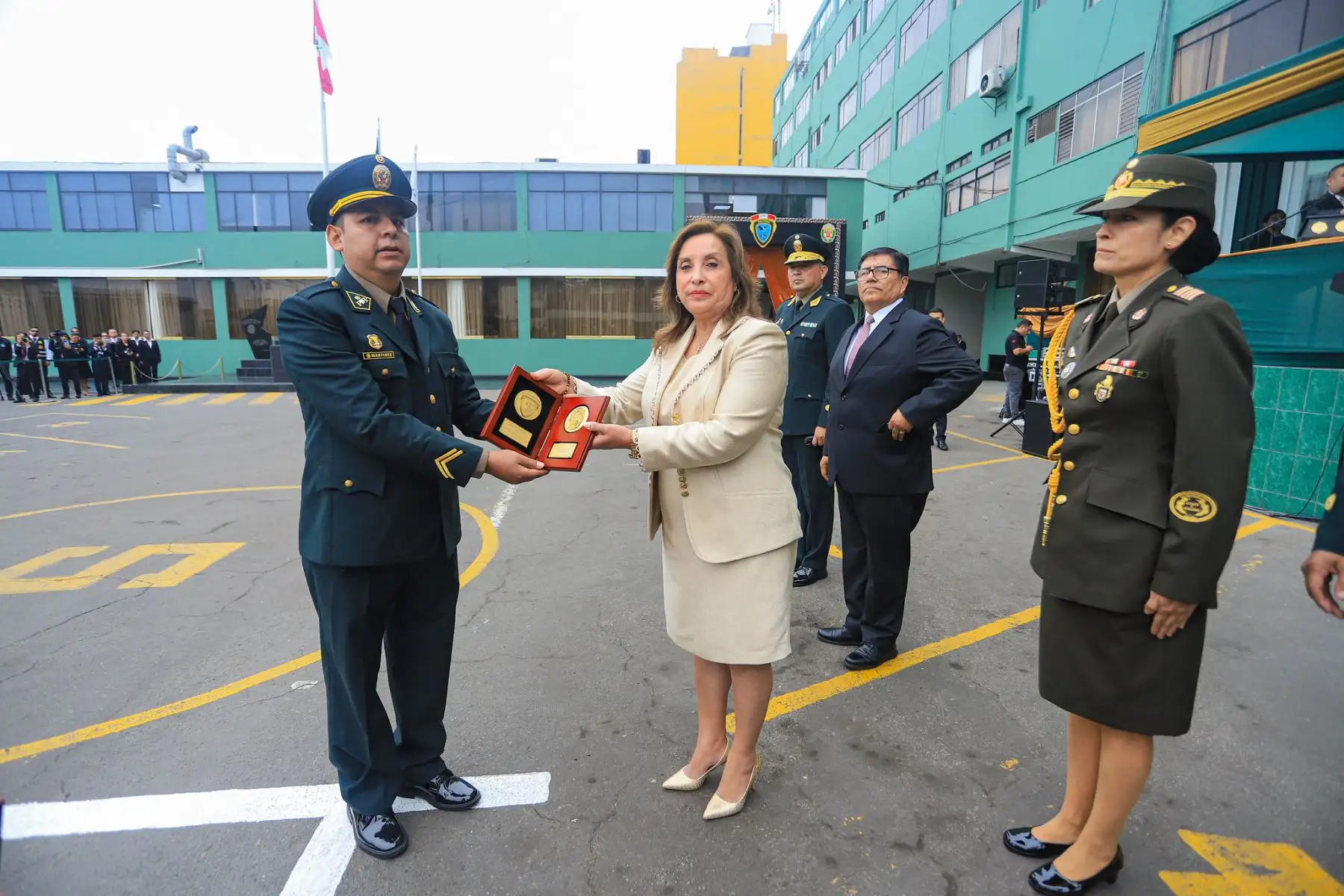 Ceremonia por el 34° Aniversario de Creación de la Dirección Antidrogas de la Policía Nacional del Perú. Foto: ANDINA/Prensa Presidencia