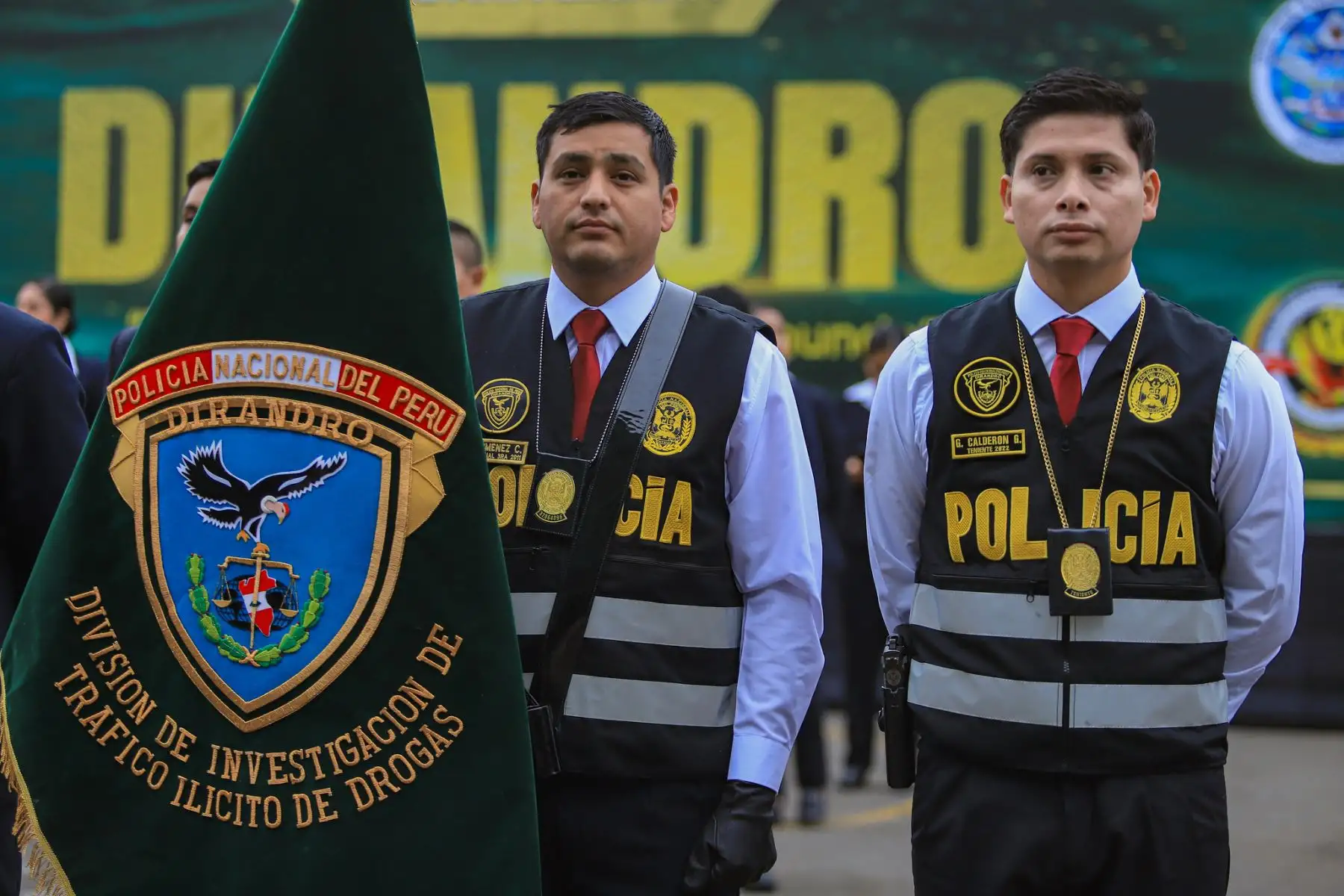 Ceremonia por el 34° Aniversario de Creación de la Dirección Antidrogas de la Policía Nacional del Perú. Foto: ANDINA/Prensa Presidencia