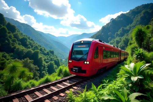 Las vías ferroviarias serán clave para la conexión con Brasil para llegar a los mercados asiáticos a través del Océano Pacífico.ANDINA/Difusión