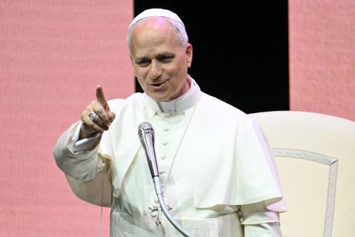 El papa León XIV en el Vaticano. Foto: AFP