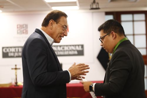 Audiencia de pedido de prisión preventiva de 6 meses contra el expresidente de la República, Martín Vizcarra