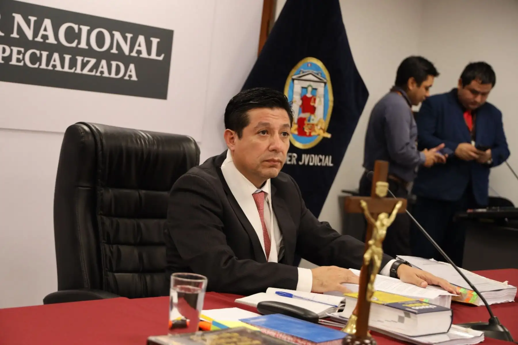 Quinto Juzgado de Investigación Preparatoria Nacional inicia audiencia de solicitud de prisión preventiva por 6 meses contra el expresidente Martín Vizcarra Cornejo, investigado por el presunto delito de cohecho pasivo propio cuando era presidente regional de Moquegua Foto: ANDINA/Difusión