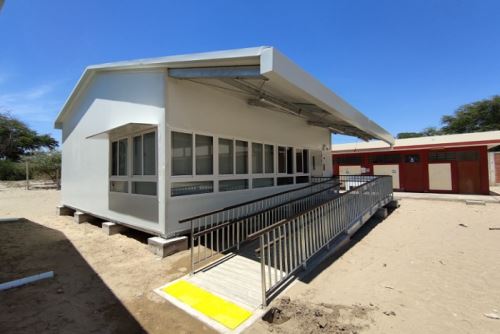 Intervención que estuvo a cargo de la Unidad Gerencial de Mobiliario y Equipamiento (UGME) del Pronied, incluyó la elaboración, transporte e instalación de ambas aulas modulares con una inversión de S/414 312.